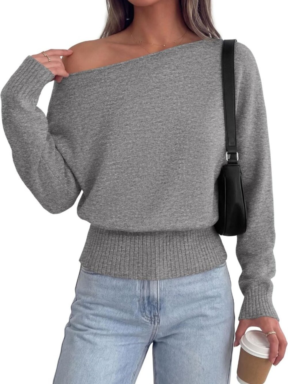 Chic Off-The-Shoulder Sweater for Women | Cozy Fall Fashion Essential